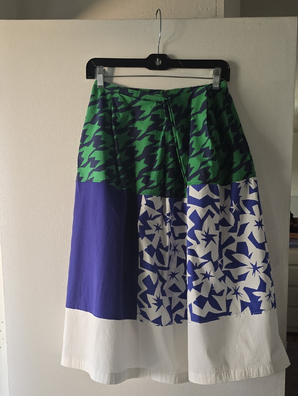 Jil Sander Navy Line Cotton Skirt